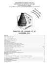 Bulletin n°63 novembre 2012
