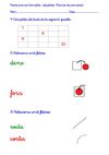 Proves primer trimestre primer de primària ordinàries i adaptades