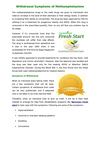 Narconon Fresh Start - Withdrawal Symptoms of methamphetamine