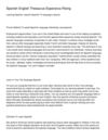 Spanish English Thesaurus Esperanza Rising