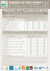 Tarifs 2013 Camping Au Port-Punay *** - Camping et Locations - NL