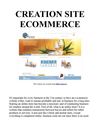 Creation Site Ecommerce