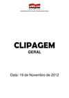 Clipagem Geral 19/11/2012
