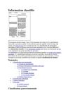 Information classifiée