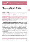 Lição 05 - 03 novembro