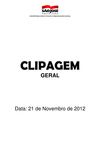 Clipagem Geral 21/11/2012