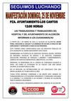 MANIFESTACIÓN EN ALCORCÓN