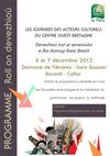 Programme des journées des acteurs culturels 2012