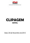 Clipagem Geral 23/11/2012