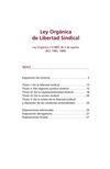 Ley orgànica de libertad sindical