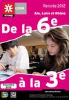 Répertoire collège - rentrée 2012 - Académie de Lyon