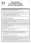 Notice d'information pour la déclaration des éléments nécessaires au calcul des impositions