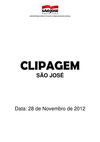 Clipagem São José 28/11/2012