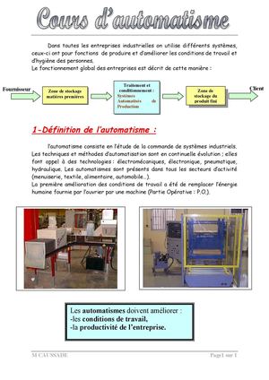 analyse fonctionnelle automatisme