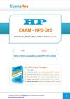 Free HP HP0-D15 Exam PDF | Examskey
