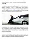 second chance auto loan