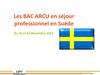 Les BAC PRO ARCU en séjour professionnel à Stockholm