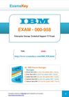 Free IBM 000-958 Exam PDF | Examskey