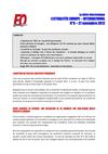 La lettre électronique @ctualités Europe – International n°5 – 27 novembre 2012