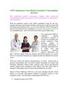 MTS Announces Cost-effective Geriatric Transcription Services