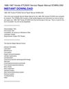 1986-1987 Honda ATC200X Service Repair Manual DOWNLOAD