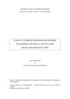 La prise en compte du traumatisme psychologique des populations des Etats en sortie de conflit dans les interventions...