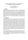 Developing a multimodal application for a scientific experiment on smartphone: case study, tools and results