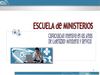 ESCUELA DE MINISTERIOS