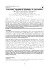 Water Quality Assessment and Application of the Hydrochemistry