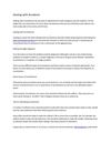 Dealing with Accidents
