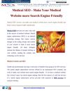 Medical SEO - Make Your Medical Website more Search Engine Friendly