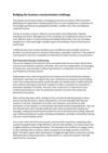 Next Generation Business Conferencing: Communication and Collaboration