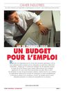 LOI DE FINANCES 2006 - UN BUDGET POUR L’EMPLOI