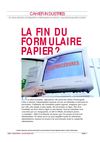 LA FIN DU FORMULAIRE PAPIER?