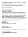 Live Journal Search Engine Optimization _ Enhance Your Website Positioning And Your Traffic