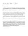 World Of Warcraft Strategy Guide - Houston Entertainment Guide