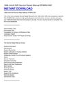 1996 Infiniti G20 Service Repair Manual DOWNLOAD