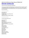 2000 Infiniti G20 Service Repair Manual DOWNLOAD