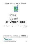 Le PADD du PLU de Livron-sur-Drôme approuvé en 2012