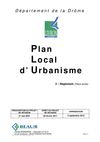Le règlement écrit du PLU de Livron-sur-Drôme approuvé en 2012