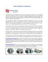 Power Distribution Transformers