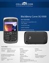 Blackberry Curve 9300 3G Bruchure at cellhut 