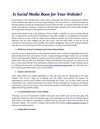 Is Social Media Boon for Your Website?