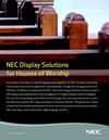 NEC Display Solutions for Houses of Worship