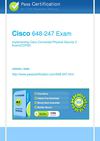 Free Cisco 648-247 exam Question|Passcertification.com