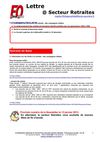 Lettre Secteur Retraites n°36