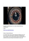 Roulette RouletteCracker live in Action Selzer-McKenzie SelMcKenzie