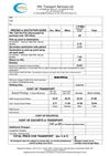 VKL Transport Price Guide