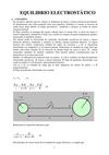 EQUILIBRIO ELECTROSTATICO