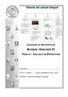 Cuaderno de Análisis II Tema 1.- Cálculo de Integrales